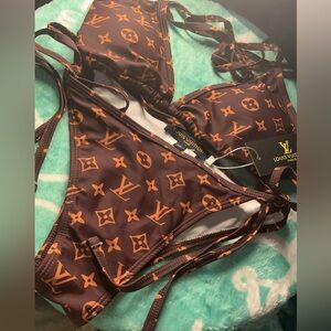 LV bikini swimsuit brand new